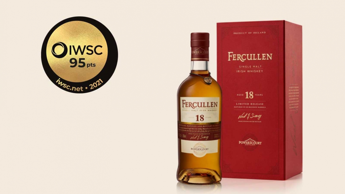 ICAOI - The Powerscourt Distillery Latest Fercullen Gold Award!